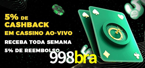 Promoções do cassino ao Vivo 998bra